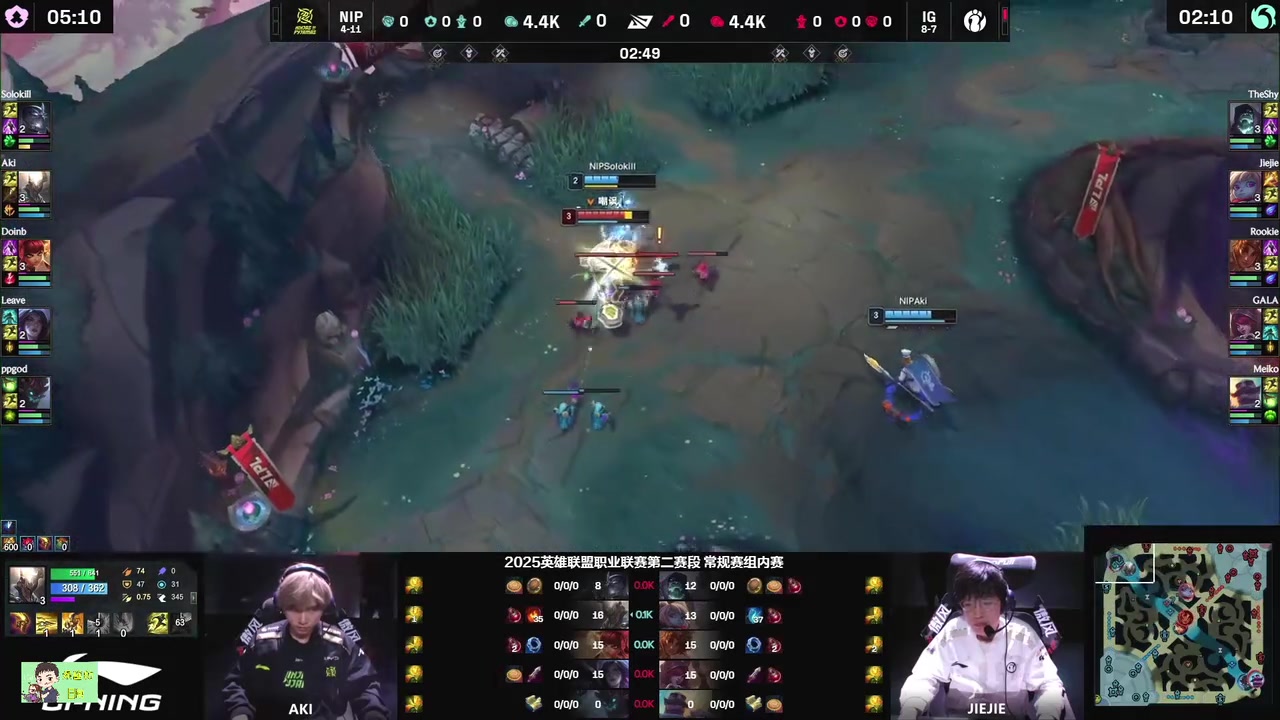 水晶哥看IG虐泉横扫NIP：硬币安妮闪现R波比有点搞笑！