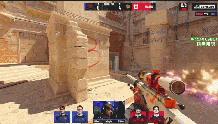 ?GOAT回归!s1mple大狙狂杀口吐莲花 FaZe战胜Legacy即将晋级